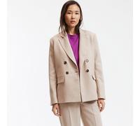 Blazer de corte oversize, amplio Mujer Talla 42. Color Beige