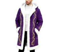 Blazer De Cuero Hombre para Impermeables Polipiel Pana Hombres Marca Insulated Calefacción Camisera Motero Cola Dorado Botella Cafe Basica Multibolsillos Versátil 5XL Verdes Economicas