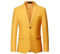 Blazer Hombre Casual, Chaqueta Moderna para Negocios, Formal, Corte Entallado, Dos Botones Y DiseñO A Medida.