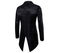 Blazer Retro Hombre Chaqueta de Esmoquin - Tuxedo Men's Party One Fashion Button Jacket Charm Coat Fit Suit Casual Coats & Jackets