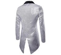 Blazer Retro Hombre Chaqueta de Esmoquin - Tuxedo Men's Party One Fashion Button Jacket Charm Coat Fit Suit Casual Coats & Jackets