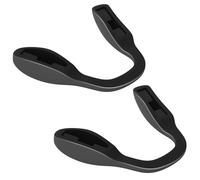 BLAZERBUCK Almohadillas de nariz de repuesto para Oakley Crossrange OO9361/Split Shot OO9416/Split Time OO4129/Targetline OO9397, Negro + negro ajuste estándar, talla única