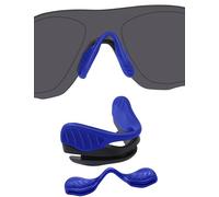 BLAZERBUCK Almohadillas de repuesto para gafas de sol Oakley EVZero Path/EVZero Pitch/EVZero Range/EVZero Blades/Cybr Dyno, Azul, 0