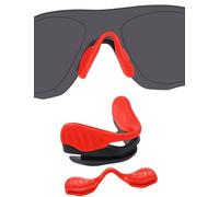 BLAZERBUCK Almohadillas de repuesto para gafas de sol Oakley EVZero Path/EVZero Pitch/EVZero Range/EVZero Blades, color rojo