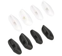 BLAZERBUCK Almohadillas de repuesto para la nariz para gafas Oakley Flak 2.0/Flak 2.0 XL/Flak 2.0 de ajuste asiático/Flak XS/Flak XXS, Negro + Blanco, 0