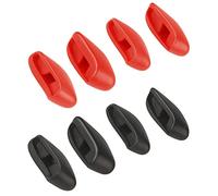 BLAZERBUCK Almohadillas de repuesto para la nariz para gafas Oakley Flak 2.0/Flak 2.0 XL/Flak 2.0 de ajuste asiático/Flak XS/Flak XXS, negro + rojo, 0