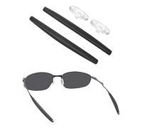 BlazerBuck Almohadillas y pieza de nariz de repuesto para gafas de sol Oakley Whisker, Negro, 0