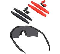 BLAZERBUCK Juego de calcetines de repuesto para gafas de sol Oakley M Frame Series, color negro y rojo