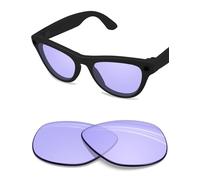 BlazerBuck Lentes de repuesto antisal compatibles con Ray-Ban Meta Skyler RW4014 (Gen 2) de 52 mm, color morado claro
