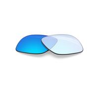 BlazerBuck Lentes de repuesto antisal para Arnette Slickster AN4185 58 mm, fotocromáticas transparentes a azul hielo