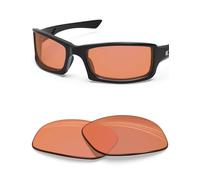 BlazerBuck Lentes de repuesto antisal para Oakley Fives Square (4+1)² OO9238 - HD Orange