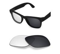 BLAZERBUCK Lentes de repuesto antisal para RayBan Meta Wayfarer RW4006 50 mm, fotocromáticas transparentes a negras