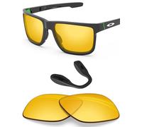 BLAZERBUCK Lentes de repuesto antisal y piezas de nariz para Oakley Crossrange OO9361, color amarillo de alta intensidad