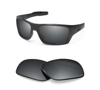 BlazerBuck Lentes de Repuesto de Gafas Polarizadas Antisal para Oakley Turbine OO9263, Cromo Plateado - Polarizado, 0