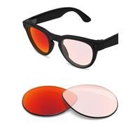 BLAZERBUCK Lentes de repuesto fotocromáticas y polarizadas para gafas inteligentes Ray-Ban Meta Headliner RW4009 de 50 mm, resistentes a los impactos, Transparente a rojo fuego fotocromático, 0
