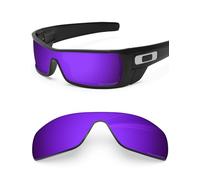 BLAZERBUCK Lentes de repuesto polarizadas antisal para gafas de sol Oakley Batwolf OO9101, Púrpura cósmico - Polarizado, Batwolf OO9101