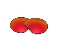 BLAZERBUCK Lentes de repuesto polarizadas antisal para gafas inteligentes Oakley Meta HSTN OW8002-51mm, Rojo (Fire Red - Polarized), 0