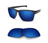 BlazerBuck Lentes de repuesto polarizadas antisal para Oakley Sliver XL OO9341 - Azul medianoche