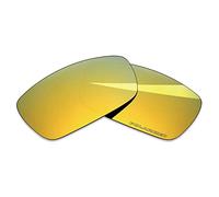 BlazerBuck Lentes de repuesto polarizadas antisal para Oakley Spike, oro de 24 quilates