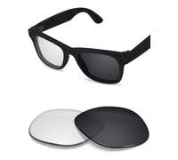 BLAZERBUCK Lentes de repuesto polarizadas antisal para RayBan RW4012 Wayfarer (Gen 2) 53 mm AI, Fotocromático transparente a negro, 0