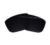 BlazerBuck Lentes de repuesto polarizadas antisal y almohadillas de nariz para gafas de sol Oakley Targetline OO9397 OO9398, Negro polarizado.