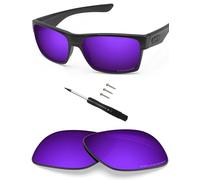 BLAZERBUCK Lentes de repuesto y herramientas de reparación para gafas de sol Oakley TwoFace OO9189/TwoFace Asian Fit OO9256, Púrpura cósmico - Polarizado, 0