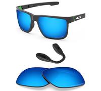 BlazerBuck Lentes polarizadas antisal y pieza de nariz para Oakley Crossrange OO9361, Azul hielo polarizado.,
