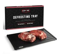 BLAZIN' THAW Bandeja de descongelación para carne congelada | Tamaño familiar de 16 pulgadas | Placa de aluminio para descongelar alimentos congelados | Proceso de descongelación natural | No requiere