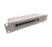 Blazin3D - Soporte para rack de red de 10 pulgadas para Ubiquiti Flex 2.5G POE Switch USW-Flex-2.5G-8-PoE (negro)