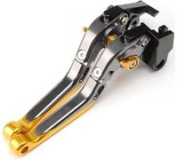 BLBNEZBZTY Palanca embrague Para Suzuki Dl650 Para For V-STROM Para Dl 650 Para V Strom 2004-2010 989 Palancas De Embrague Freno Motocicleta Extensibles Plegables Ajustables palanca de freno(Yellow)