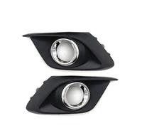 BLBNEZBZTY Rejilla de Luz Antiniebla Compatible con Mazda Para 3 Para Axela 2014-2016 BKD1-50-C11 BKD1-50-C21 BJE1-50-C21A Embellecedor antiniebla paragolpes