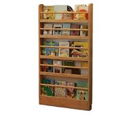 BLCKTIGR 3-5 Niveles estanteria Libros Infantil， de Madera Estanterias para Libros，de Piso de Alto y Fino Libreria Estanteria，para niños、dormitorios、 Salones y guarderías(Sixth Floor)