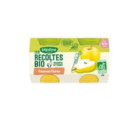Bldina Les R cosecha Manzanas ecológicas-pera 4-6 meses 2x130g