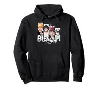 Bleach Character Panel Splatter Anime Sudadera con Capucha