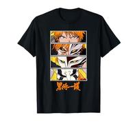 Bleach Ichigo Mask Evolution Anime Eyes with Kanji Camiseta