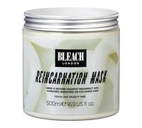Bleach London Mascarilla Capilar Reincarnation para Cabello Seco, Dañado, Decolorado o Teñido, Tratamiento Proteico Restaurador que Repara e Hidrata con Extracto de Semilla de Girasol 500ml