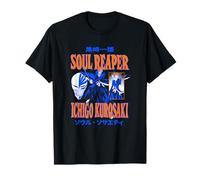 Bleach Soul Reaper Ichigo Two Tone Retro Collage Anime Camiseta