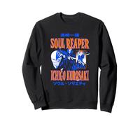 Bleach Soul Reaper Ichigo Two Tone Retro Collage Anime Sudadera