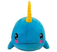 Bleacher Creatures Kuricha Narwhal Sentado Peluche de 15,24 cm - Juguete inspirado en Chibi suave