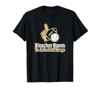 Bleacher Queen para una Manada de Kings Baseball Mom Camiseta