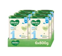 Blédina 1, Leche para Lactantes en Polvo para Bebé, Fórmula Nutricionalmente Completa. Sin Aceite de Palma. A partir del primer día, Pack 6x800g