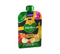 Bledina pouch manzana y plátano 100 g - puré infantil para bebés