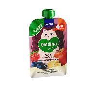 Bledina pouch yogur frutos rojos 100 g - snack cremoso para bebés