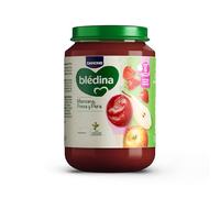 Blédina Tarrito de Manzana, Fresa y Pera para Bebé. Tarrito Bledina con Vitamina C y Sin Azúcares Añadidos. Alto contenido en fibra y Sin Lactosa. Desde los 6 Meses, 200g