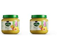 Blédina Tarritos de Platano, Manzana y Mango para Bebé. Tarritos Blédina con Vitamina C y Sin Azúcares Añadidos. Alto contenido en fibra y Sin Lactosa. Desde los 6 Meses, Pack 6x125g (Paquete de 2)