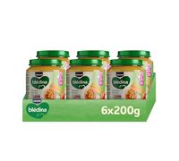 Blédina Tarritos de Tomates, Patatas, Zanahoria y Ternera para Bebé. Tarritos Blédina Sin Sal Ni Azúcares Añadidos y Sin Gluten. Desde los 6 Meses, Pack 6x200g