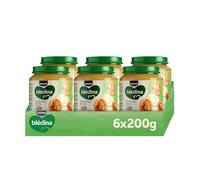 Blédina Tarritos de Zanahoria, Patatas, Tomate y Pollo para Bebé. Tarritos Bledina Fuente de Omega 3, Sin Sal Ni Azúcares Añadidos y Sin Gluten. Desde los 8 Meses, Pack 6x200g