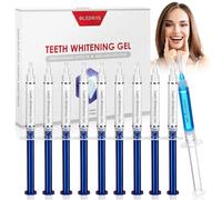 Bledras Kit Blanqueamiento Dental Profesional para Dientes Sensibles Tratamiento Rápido con Gel Calmante 10 Jeringas