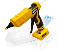 BLEDS Pistola de pegamento inalámbrica para Dewalt de 20 V, 100 W de temperatura digital, sin batería