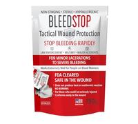 BleedStop Polvo de primeros auxilios para la coagulación de la sangre, kit de trauma para pacientes con adelgazamiento de la sangre, equipo de seguridad para acampar y supervivencia para heridas